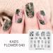 Nail Art Stamping Template - Cactus Flower Design | DIY Manicure Tool FL040 for Stunning Nail Designs | International Shipping - Buy Online on GoSupps.com