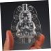 TEHAUX 2pcs Novel Transparent Tools Duddha Stereotypes Garden Growing Supply Diy Clear Watermelon Buddha Transparent 10x7cm - Buy Online on GoSupps.com