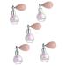 Beavorty 5pcs High Gloss Dusting Glow Balloons Glitter Eye Shadow Makeup Highlighters for Face Body Shimmer Spray Women Highlighter Spray Balloon Shine Spray Makeup Glitter Body Glitter 7.5x7cm x5pcs Purplex5pcs