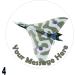 cakes edible RAF Vulcan Bomber Round 7.5 inch party decoration Topper on Icing/Fondant/Frosting Sheet - Buy Online on GoSupps.com