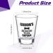 CHENGU 12 Pieces 2 oz Groomsmen Glasses - Wedding Party Drinking Cups - Buy Online on GoSupps.com