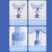 Desk Writing Posture Corrector - Adjustable Kids Sitting Support for Home Use | Prevent Hunchback (Blue - Buy Online on GoSupps.com