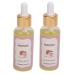 Fyearfly Peach Body Oil 2 Pcs 60ml Peach Massage Oil Moisturizing Skin Brightening Reduces Dryness Essential Massage Oil for Skin Care