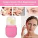 Buy Pink Ice Roller for Face & Eyes | Cold Gua Sha Massage Tool - Tighten & Beautify Skin - Buy Online on GoSupps.com