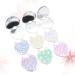 Minkissy Portable Heart Pocket Mirror - Foldable Double-Sided Steel Cosmetic Mirror for Girls & Women (Random Color) - Buy Online on GoSupps.com