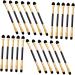 Hemoton 40 Pcs Double Ended Eyeshadow Brush Eyeshadow Makeup Brush Small Eyeshadow Brush Eye Shadow Brush for Makeup Eye Brush for Makeup Precision Eye Shadow Brush Makeup Eyeshadow Brush 12.50X0.50X0.50CMx2pcs Goldenx2pcs - Buy Online on GoSupps.com