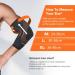 ACWOO Elbow Support Brace for Tennis & Golfers Elbow | Compression Sleeve for Arthritis & Joint Pain Relief - Breathable, Anti-Slip Design (L, Orange) - Buy Online on GoSupps.com