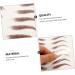 FOMIYES 72 Sheets Waterproof Eyebrow Stickers Water Proof Stickers 6d Eyebrows Stickers 3d Eyebrow Trimming - Buy Online on GoSupps.com