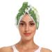 Green Crocodile Hair Towel 2 Pack Super Absorbent Hair Drying Towel Quick Dry Hair Turbans Head Towel with Button Twisty Wrap for Women Girls