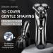 Best Head Shavers for Bald Men | Waterproof 3D Rotary Electric Shaver - Fast Rechargeable & Smart Cleaning System - Buy Online on GoSupps.com