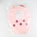 BoBa Plushie Bubble Tea Fruit & Ice Cream Plush Pillow - Skin-friendly Comfortable Cushion 24cm Pink - Buy Online on GoSupps.com