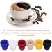  Srliya Srliya Coffee Capsule 60pcs Refillable Coffee Capsule Cup Filter Cup Coffee Capsule for Milk Coffee - Buy Online on GoSupps.com