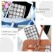 Palette M tallique pour Fard Paupi res Vide 2 Pi ces 24 Godets Magn tiques Noir Rangement Maquillage DIY - Buy Online on GoSupps.com