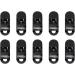 Hearing Aid Rope Clip - 10 Pack Quick-Assembly Strong Clamps for Hearing Aids (Black) - Versatile & Durable Replacement Solution - Buy Online on GoSupps.com