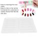 Nail Display Diagram Book - 120 Colors Removable Nail Color Swatch Palette for Professional Use - Buy Online on GoSupps.com
