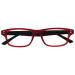 UV Reader Rubberized Red Black Nearsighted Distance Glasses For Myopia Men Women UVMR033 -2.00 -2.00 Diopters (Pack of 1)