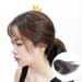 Hairpiece with clips real hair for thinning hair 25 cm