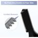 Rechargeable Electric Eyebrow Trimmer for Women Men - Painless Facial Hair Shaver with LED Light and Replacement Blade - Black - Buy Online on GoSupps.com
