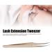Professional Precision Wrong Eyelash Extension Tweezers | Curved Steel Flower Tweezers for Beauty Salons - International Shipping - Buy Online on GoSupps.com