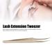 Professional Stainless Steel Eyelash Extension Tweezers - Curved for Voluminous Applications - Buy Online on GoSupps.com