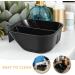 Lot de 2 Bols M langeurs de Couleurs Noirs Compacts en Plastique R sistant pour Coiffeurs Professionnels et Amateurs Salon de Coiffure Usage Coloration Capillaire - Buy Online on GoSupps.com