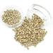 KOCONI 500 Pcs 3mm Nano Rings Silicone Lined Hair Extension Beads - Beige Blond Nano Silicone 500PCS - Buy Online on GoSupps.com