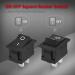 DaierTek Mini Rocker Switch T85 2 Pin SPST ON Off Toggle KCD1 Switch 12V 20A Black - 10 Pack - Buy Online on GoSupps.com