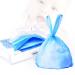 Extra Strong Handle Trash Bag Garbage Bag Handle Tie Small Garbage Bags for Office Kitchen Bedroom Waste Bin Wastebasket Bags a Box/90 Counts
