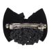 JUSTFOX Hair Clip with Net Flowers & Rhinestones - Elegant Bow for All Hair Types | International Shipping Available - Buy Online on GoSupps.com