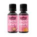 GymQueen Tasty Drops Vanilla & Butter Biscuit 2x30ml Flavour Drops without calories Vanilla + Butter Biscuit 30 ml (pack of 2)