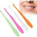 Verdant Touch Orthodontic Toothbrush - Jaw-Friendly Soft Interdental Cleaner Set (4 pcs) for Flossing & Dental Care - Buy Online on GoSupps.com
