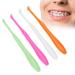 ZJchao 4pcs Dental Toothbrush Single-Head Toothbrushes for Teeth Braces Soft Small Head Floss Interdental Cleaners Toothbrush