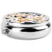 Shop Cattle Dog Florals Mini Round Pill Box | 3 Compartment Travel Organizer for Home & Office - Buy Online on GoSupps.com