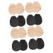 FRCOLOR 8 Pairs Forefoot Socks Toe Tip Socks for Women Boots for Women with Heel High Heel Sandals for Women Toe Topper Socks Half Toe Socks High Heel Sponge Summer