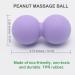 Happystream Hard Peanut Massage Ball - Double Lacrosse Deep Tissue Roller for Physiotherapy & Muscle Relaxation - Buy Online on GoSupps.com