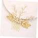 DOITOOL Hair Accessories Comb Pearl Hair Ties Hair Decorations Headdress Rhinestone Barrettes Rhinestone Hair Clip Wedding Decoration Pearl Beaded Headband Manual Bride Hair Comb - Buy Online on GoSupps.com