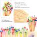 10-Pack Handmade Bamboo Ear Cleaner Set - Portable Earwax Removal Tool for Adults & Children | Doll Head Decoration, Goose Feather, 2 Styles - Buy Online on GoSupps.com