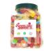 Super Sweets Vegan Sweet Sour And Fizzy Jelly Sweet Mix Gift Jar 1.6Kg