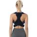 Men Women Posture Corrector Back Support Belt Clavicle Spine Lumbar Brace Corset Posture Correction Stop Slouching Back Trainer-Medium_Black (Black M) lofty ambition Black S