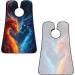 Abstract Fire Dragon Beard Bib & Galaxy Hair Catcher - Non-Stick Grooming Cloth for Shaving Trimming & Gifts for Men | International Shipping - Buy Online on GoSupps.com