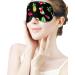 Tropic Palm Tree and Animal Sleep Mask Eye Cover for Sleeping Blindfold with Adjustable Strap Blocks Light Night Travel Nap for Men Women - Buy Online on GoSupps.com