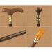 Wooden Cane Golden Sandalwood Faucet Crutches Older People Walking Sticks Sticks Gifts Ideal for Men or Women with Active Outdoor Lifesty Handmade Smooth Sailing - Buy Online on GoSupps.com