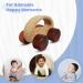 TEKOR Wooden Teether Car - Natural Birch Wood Teething Toy for Baby & Toddler - Handcrafted Sensory Toy for Motor Development - Smooth & Safe with Colored Wheels - Buy Online on GoSupps.com