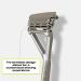 Leaf Chrome Razor - Plastic-Free Three-Blade Pivoting Head Razor | Women & Men - Buy Online on GoSupps.com