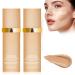 4 In 1 Foundation Liquid- Hydrating Medium Full Coverage Concealer with SPF 50+ Forever Bloom Biomimic Foundation 4 In 1 - Light Spectrum SPF 50 Inspired Longwearing & Waterproof-korean Makeup 2pc