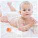 Toyvian 5-Set Baby Medicine Feeder - Silicone Pacifier Squeeze Feeder for Infant Food & Medications - 14x4.6cm - Ideal for Toddlers - Orange - Buy Online on GoSupps.com
