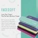 Facesoft 3 Pack Mini Sweat Workout Towels - Super Soft & Absorbent - Black Pink Blue - Eco-Friendly 100% Cotton - Yoga Towel - 10x9 inches - Buy Online on GoSupps.com