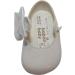 Baby Girls White Pram Shoes | Soft Sole with Bow | Made in Britain | Size 0 UK Child - Buy Online on GoSupps.com