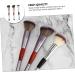 Outanaya 3pcs Double-ended Makeup Brush Eyeshadow Brush Double Head Brush Foundation Artificial Fiber - Buy Online on GoSupps.com