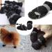 4-Pack Dog Shoes & Socks | Non-Slip Waterproof Protection for Small & Medium Dogs - Black - Buy Online on GoSupps.com